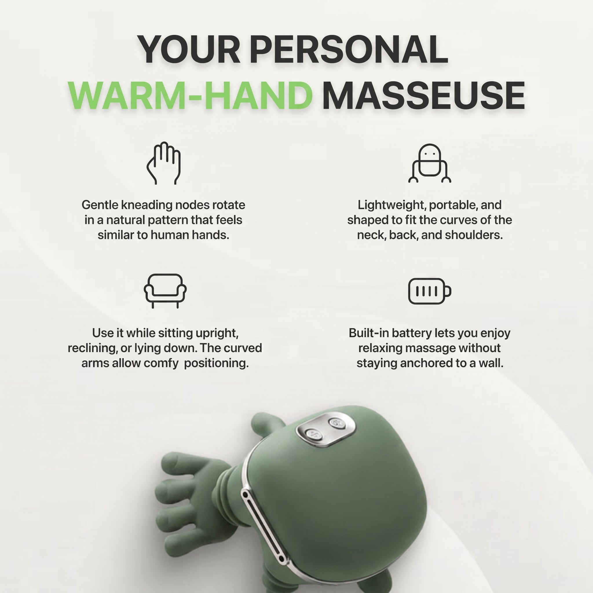 ReliefWell™ Smart Neck Massager